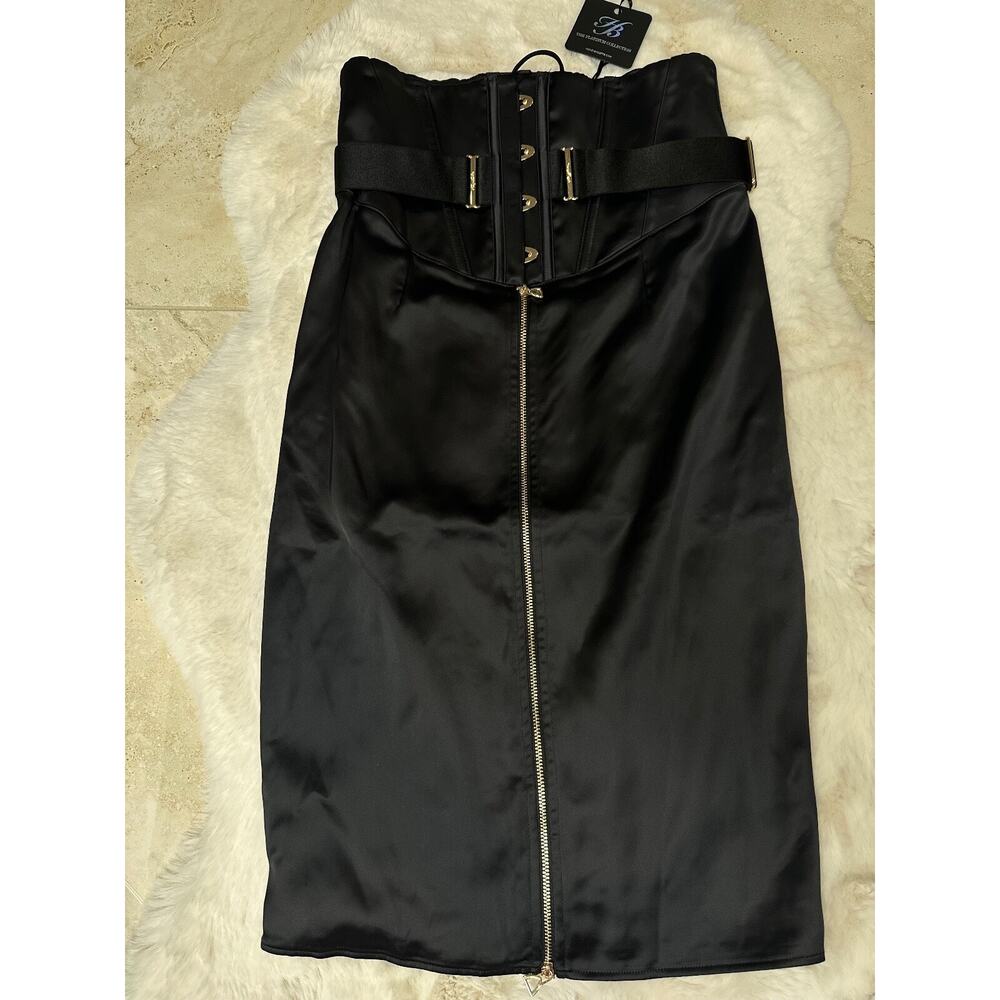 Honey Birdette CHASTITY🖤 Black Pencil Skirt Small - Picture 2 of 4